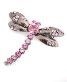 Dragonfly Pink Diamond Broach