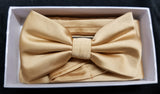 Brand Q Maize Solid Bow Tie Set