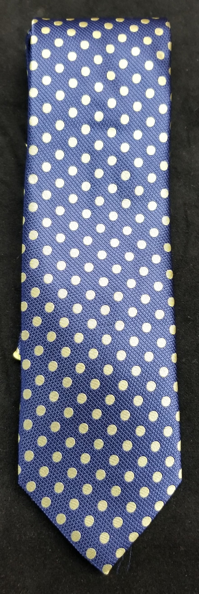 VERSE  BLUE/YELLOW MULTI COLOR POLKA DOT DESIGN MEN'S FASHION DRESS TIE