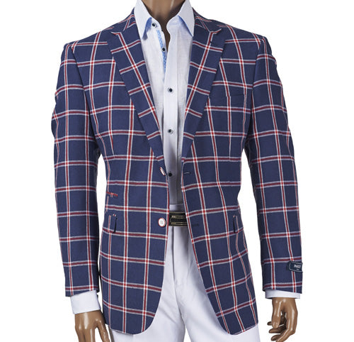 INSERCH NAVY/RED SPORT JACKET