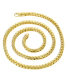 Gold Chain - Mens 10K Yellow Hollow Franco Chain