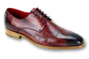 Steven Land Sangria Red Men's Fashion Dress Shoes