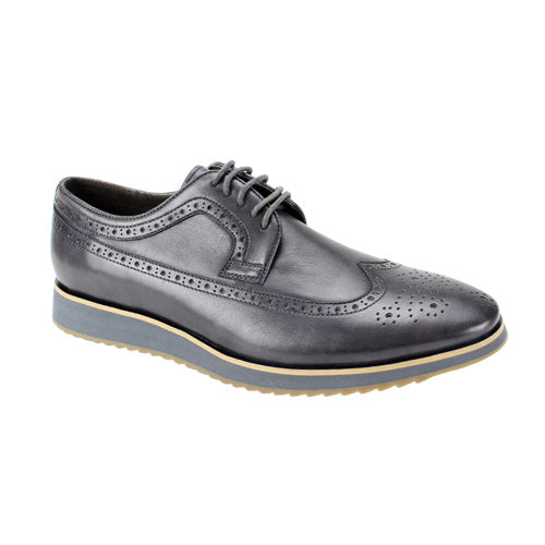 Steven Land Charcoal Men's Casual Dress Shoes