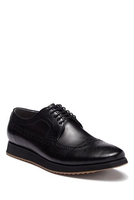 Steven Land Black Men's Casual Dress Shoes