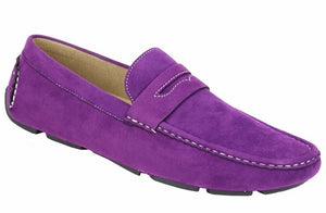 AC Casuals Men's Purple Fashion Slip On Loafers Shoes