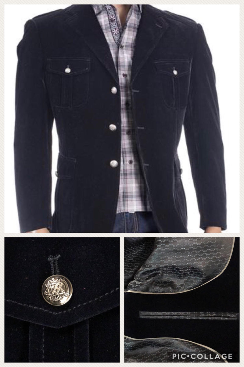 INSERCH LIMITED EDITION BLACK VELVET BLAZER